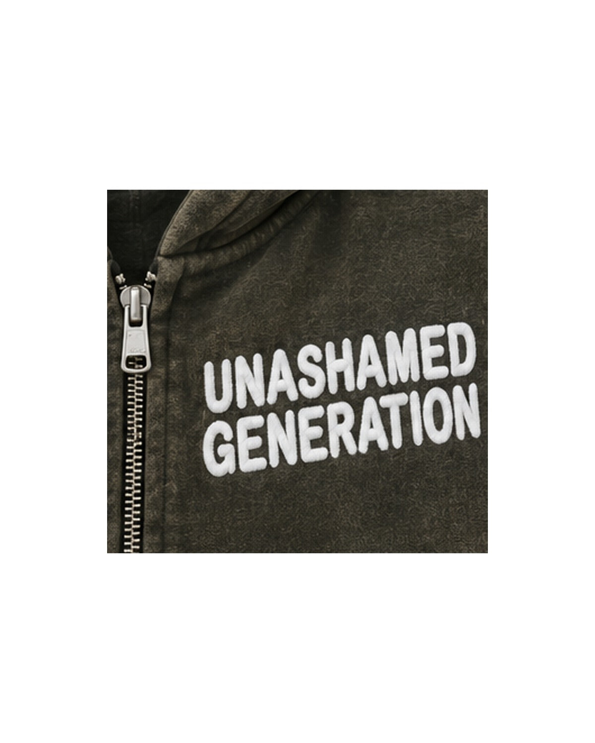 Unashamed Washed Zip-Up